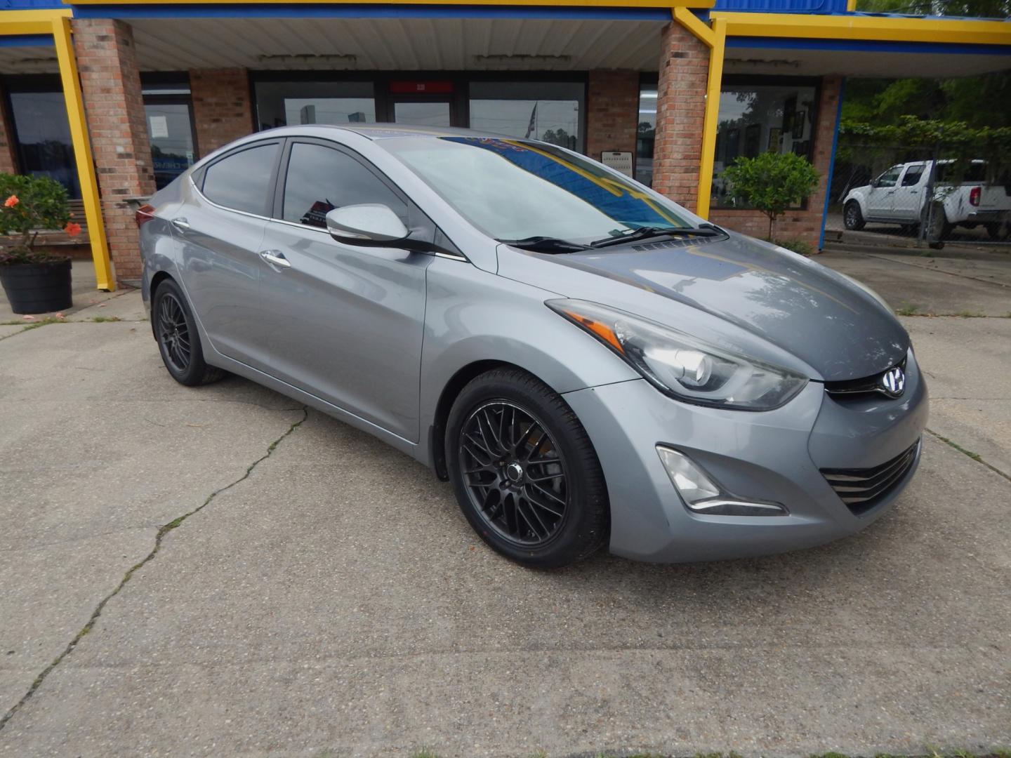 2016 Charcoal Metallic /Gray Leather Hyundai Elantra Limited (5NPDH4AE8GH) with an 1.8L -4 cyl. engine, Automatic transmission, located at 3120 W Tennessee St, Tallahassee, FL, 32304-1002, (850) 575-6702, 30.458841, -84.349648 - Photo#0